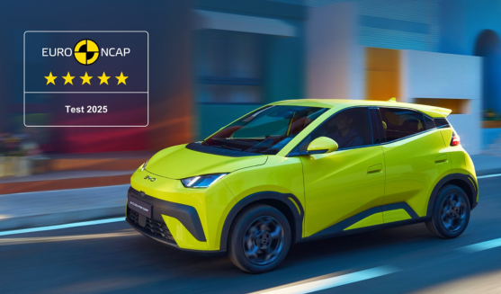 BYD DOLPHIN SURF pelnė maksimalų penkių žvaigždučių „Euro NCAP“ saugumo įvertinimą